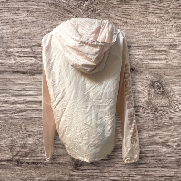 Shane Dawson Light Pink Pig Windbreaker 1/4 Zip Pullover - Picture 2 of 5